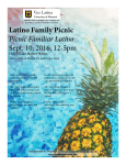 Latino Family Picnic Picnic Familiar Latino Sept. 10