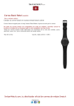 Ficha técnica del producto Correa Swatch Black Rebel en formato