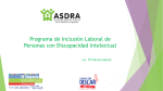 ASDRA - Programa de Inclusión Laboral de Personas con
