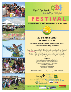 Festival - East Bay Regional Park District
