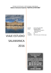 Programma Salamanca 2016 - Istituto di Istruzione Superiore Martin