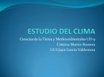 estudio del clima - IES Juan García Valdemora · El Casar
