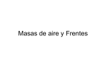 Masas de aire y frentes