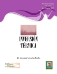 Inversión Térmica - El Colegio de Chihuahua