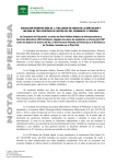 Nota de prensa - ISE Andalucía