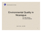 Environmental Quality in Nicaragua