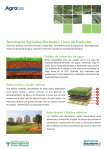 Tecnologías Agrícolas/Hortícolas: Línea de Productos