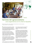 Servicios del agroecosistema: una experiencia en la Sierra Gaucha