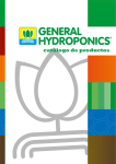 catálogo de productos - General Hydroponics Europe