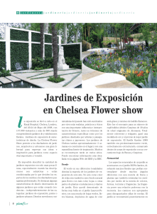 Jardines de exposión en Chelsea Flower show