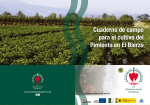 Cuaderno de campo para el cultivo del Pimiento en El Bierzo