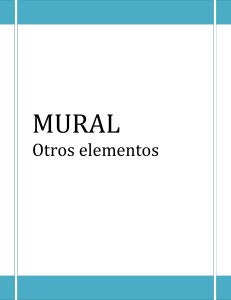Mural. Anexo 4. Otros elementos
