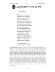 oaquín benito de lucas - La sombra del membrillo. Revista de poesía