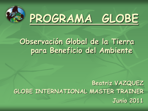 Diapositiva 1 - Programa GLOBE Argentina