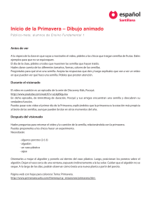 Inicio de la Primavera – Dibujo animado