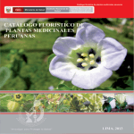 Catálogo florístico de plantas medicinales peruanas - BVS-INS
