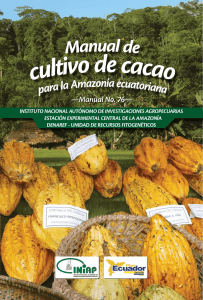 Manual para el cultivo de cacao - Cacao de Costa Rica
