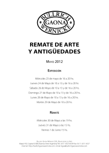 remate de arte y antig&uuml;edades - Bullrich, Gaona, Wernicke SRL