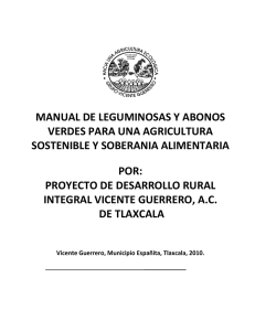 MANUAL DE LEGUMINOSAS Y ABONOS VERDES DEL GVG