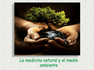 La medicina natural y el medio ambiente