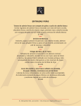 carta menu re - Hoteles Plaza El Bosque
