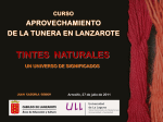 Tintes naturales JCazorla Jul11 - Desarrollo rural Lanzarote Blog