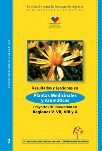Plantas Medicinales y Aromáticas - Biblioteca digital CEDOC