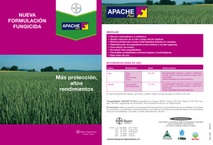 APACHE Plus - Bayer CropScience Chile