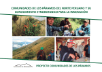 comunidades de los páramos del norte peruano y