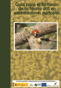 Guía para el fomento de la fauna útil en explotaciones
