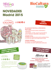 NOVEDADES Madrid 2015
