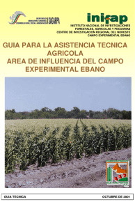 Guía para la asistencia técnica agrícola