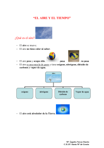 EL AIRE Y EL TIEMPO - CEIP Santa Mar&iacute;a de Gracia