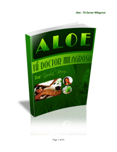 Aloe - Tú Doctor Milagroso - eBook Aloe