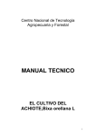CNTAF-Manual Técnico del Achiote