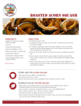 roasted acorn squash - Rolling Harvest Food Rescue