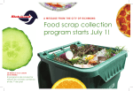Food scrap collection program starts July 1!
