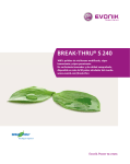 BREAK-THRU® S 240 - 100% poliéter de trisiloxano modificado