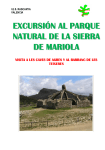 EXCURSIÓN AL PARQUE NATURAL DE LA SIERRA DE MARIOLA