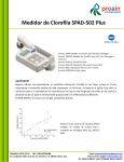 Medidor de Clorofila SPAD-502 Plus