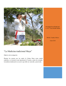 La Medicina tradicional Maya