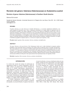 Revisión del género Valeriana (Valerianaceae) en Sudamérica austral