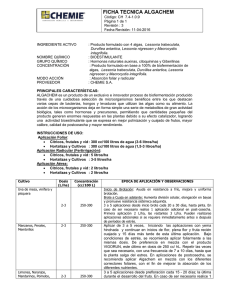 ficha tecnica algachem