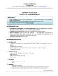 lista de materiales - Colegio San Ignacio Concepción