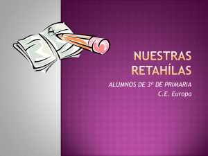 nuestras retahílas - Las TIC en el Cole Europa