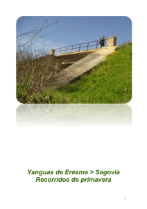 Yanguas de Eresma > Segovia Recorridos de primavera