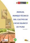 manual manejo técnico del cultivo de cacao blanco de piura