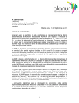 Carta Comentarios Argentina