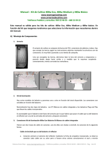 Manual kit de cultivo 400w eco