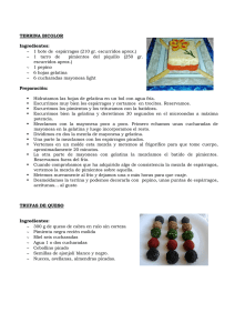 1 bote de espárragos (210 gr. escurridos aprox.)